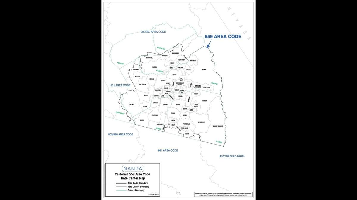 New area code will overlay 559 in Fresno, San Joaquin Valley